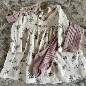 3-6 month Jamie Kay forever floral set